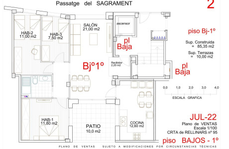 Piso en venta en carretera Rellinars, 95