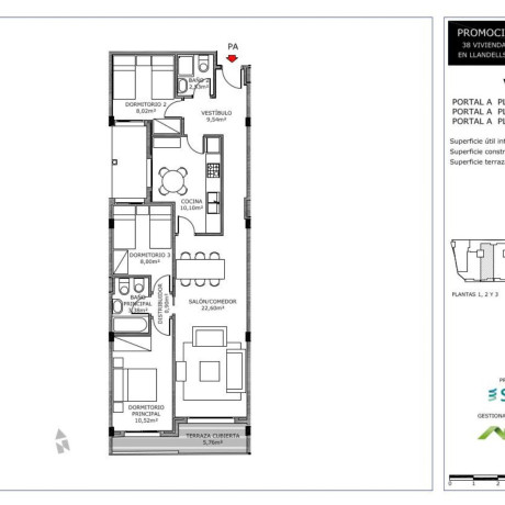 Piso en venta en calle dels Llandells, 16