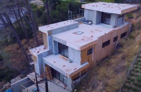 casa en construcción en Begur