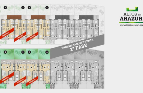 Chalet adosado en venta en calle Sector 1 Altos de Arazuzi s/n