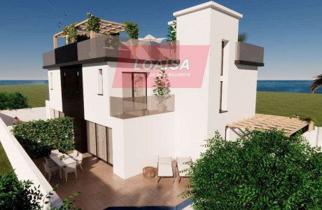 Chalet adosado en venta en calle la Traiña, 10