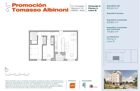 Piso en venta en calle Tomasso Albinoni, 14