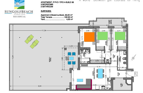 Residencial Sungolf beach