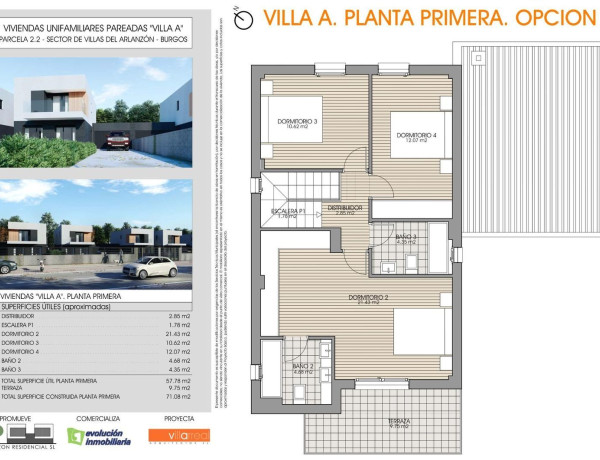 Chalet pareado en venta en calle los Fresnos, 1 t