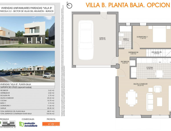 Chalet pareado en venta en avenida Prado de los toros s/n