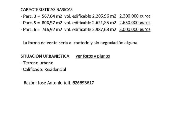 Terreno en venta en avenida de José Ortega y Gasset, 131