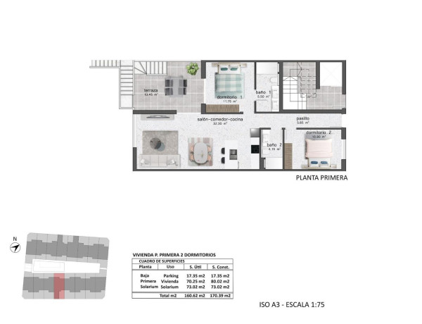 Piso en venta en calle Siglo XXI