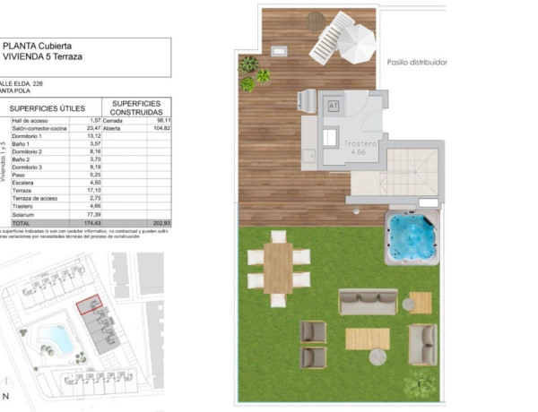 Ático en venta en Tamarit - Playa Lissa