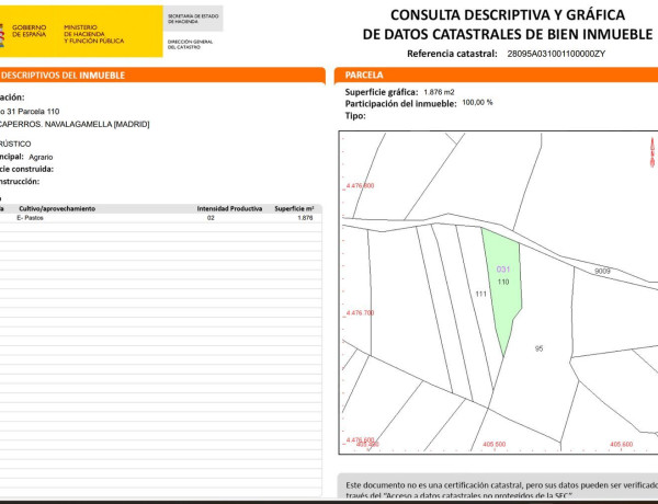 Terreno en venta en Ahorcaperros, 31