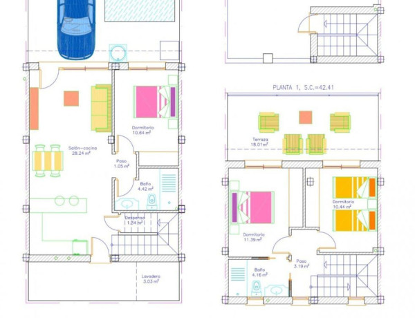 Chalet adosado en venta en Jerónimo y Avileses