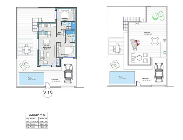 Chalet pareado en venta en Torre-Pacheco