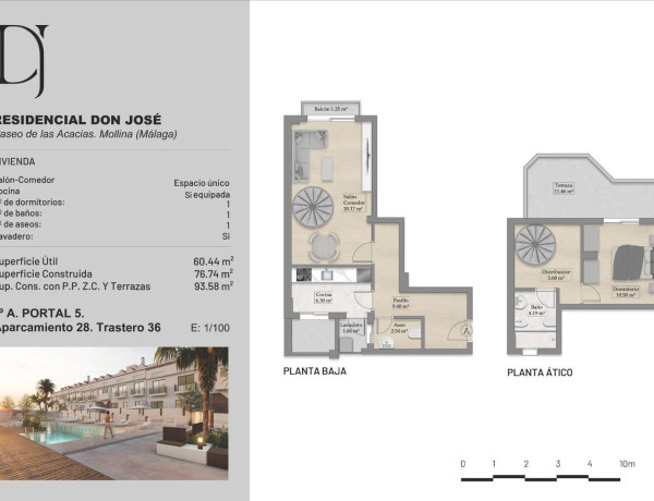 Dúplex en venta en Mollina