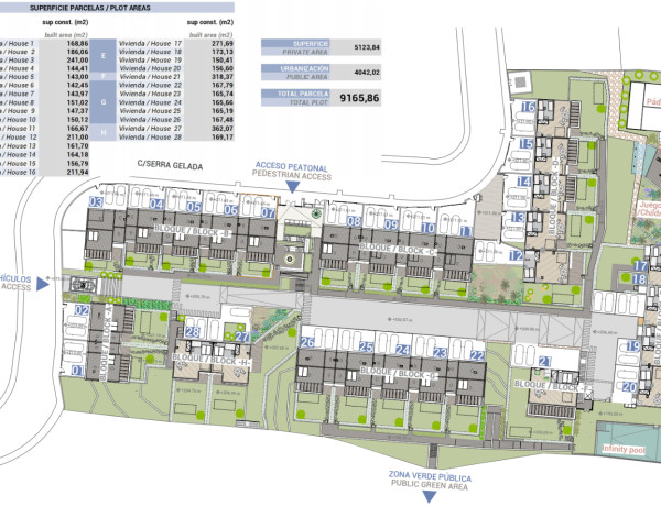 Chalet pareado en venta en calle Serra Gelada, 45