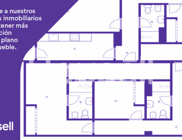 Piso en venta de 110m² en   Calle Angeles, 30007 Murcia