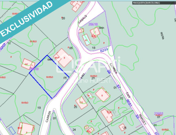 Urban land For sell in Masquefa in Barcelona 