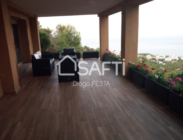 Chalet con vistas a Alcossebre y lslas Columbretes