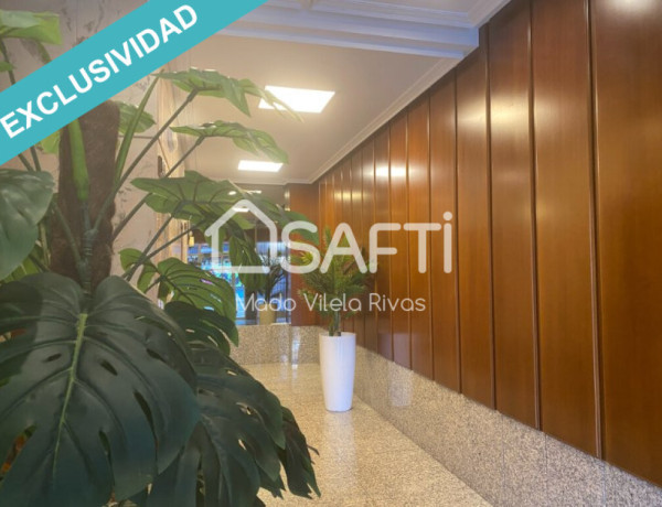 SAFTI VENDE PISO DE TRES HABITACIONES EN UNA QUINTA PLANTA CON ASCENSOR, GARAJE Y TRASTERO. EN AVD. DA FLORIDA EN VIGO.