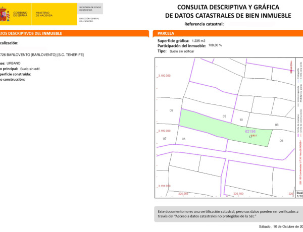 Suelo urbanizable en Venta en Barlovento Santa Cruz de Tenerife 