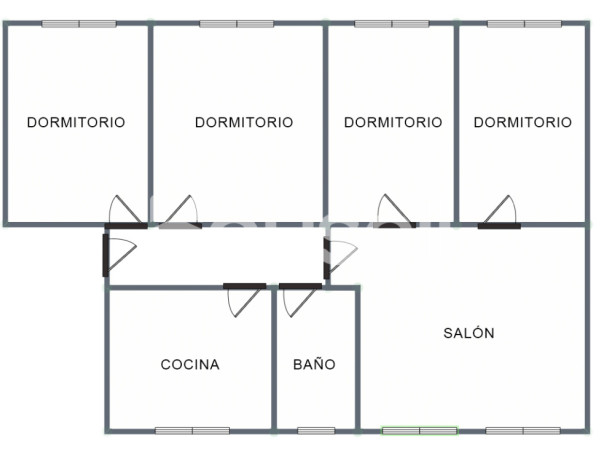 Piso en venta de 85 m² Calle Río Narcea, 33010 Oviedo (Asturias)