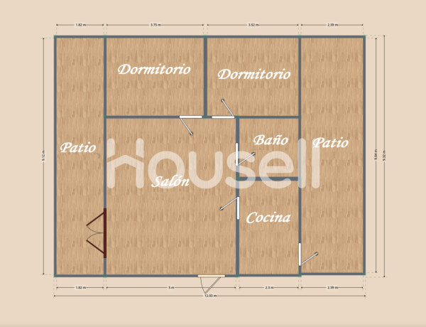 Piso en venta de 105 m² Calle Bolivia, 29017 Málaga