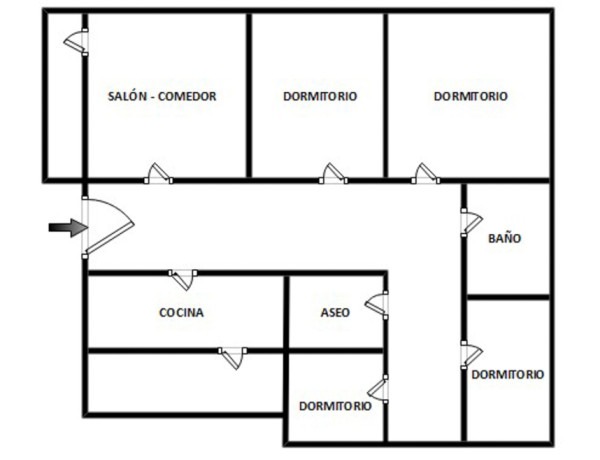 Piso de 93 m² en Avenida De Menéndez Pelayo, 02600 Villarrobledo (Albacete)