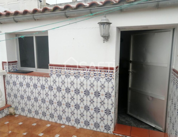 GRAN CASA AMUEBLADA EN PLANTA BAJA CON PATIO, TERRAZA Y GUARDILLA