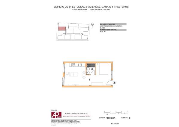 Estudio en venta en calle Doctor Rodríguez de la Fuente