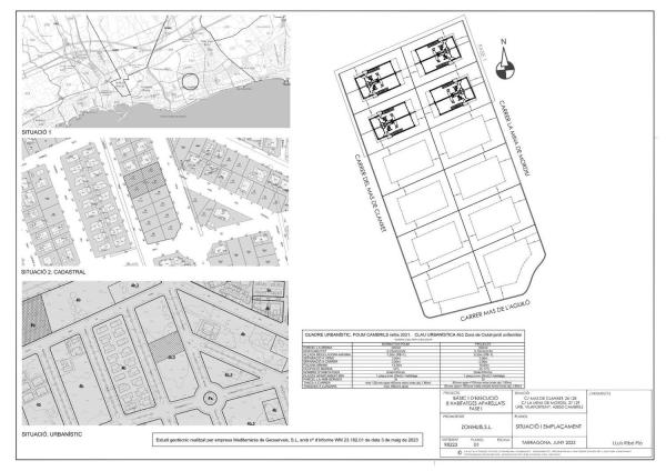 Chalet pareado en venta en calle Mas del Clanxet, 26