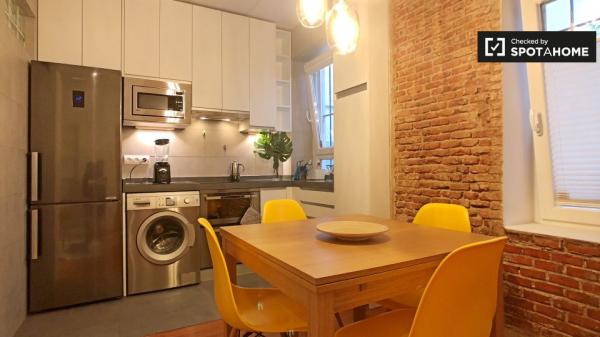 Amplio apartamento de 1 dormitorio en alquiler en Retiro, Madrid