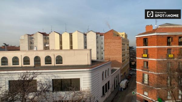 Habitación amueblada en un apartamento de 8 dormitorios en La Latina, Madrid