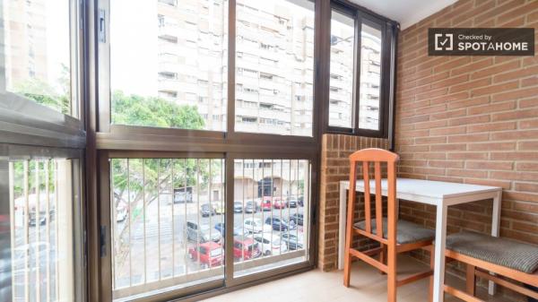 Quartos para alugar em apartamento perto da Universidade de Valência