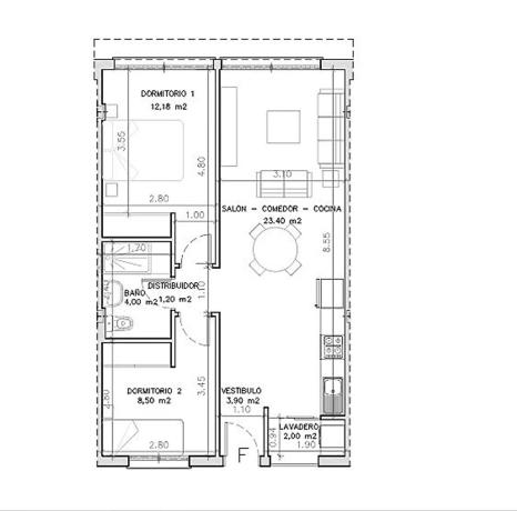 Piso en Partida Plans