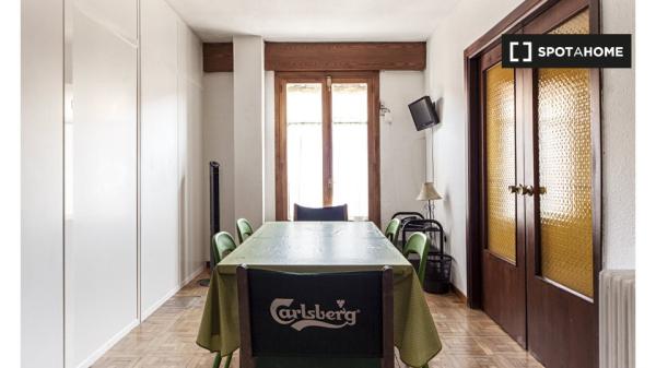 Room for rent in 6-bedroom apartment in Madrid