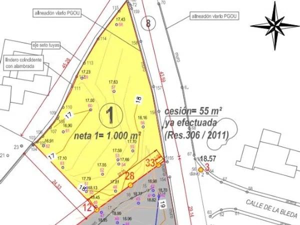 Terreno en Urbanizacion Tosalet, 1100 a