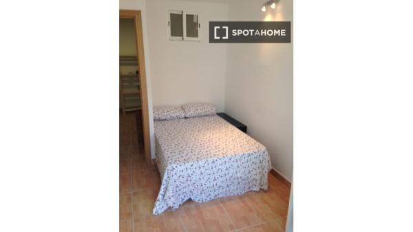 Habitación decorada en piso compartido en El Raval, Barcelona