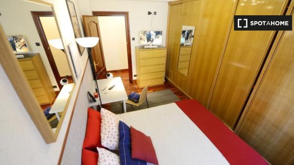 Furnished room in 4-bedroom apartment in Bilbao