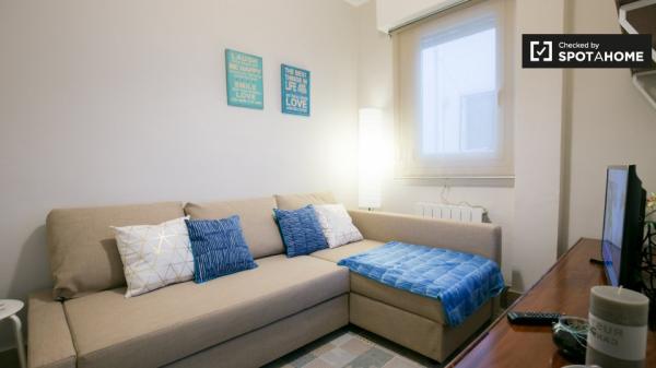 Tidy room for rent in 4-bedroom apartment in Deusto, Bilbao