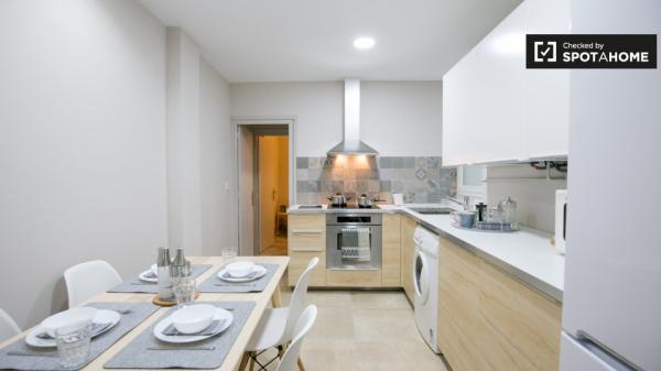 Tidy room for rent in 4-bedroom apartment in Deusto, Bilbao