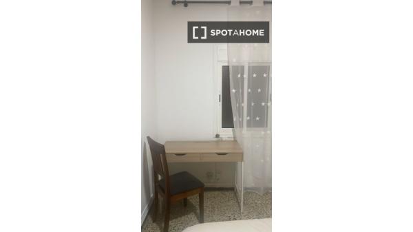 Habitación en piso compartido en barcelona.