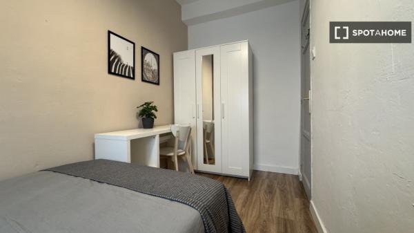 Habitación en piso compartido en madrid.