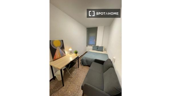 Habitación en piso compartido en barcelona.