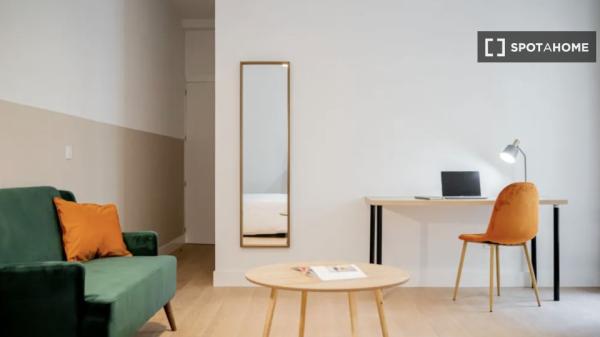 Apartamento estudio en bonito co-living en Madrid Centro