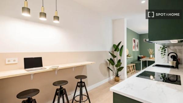 Apartamento estudio en bonito co-living en Madrid Centro