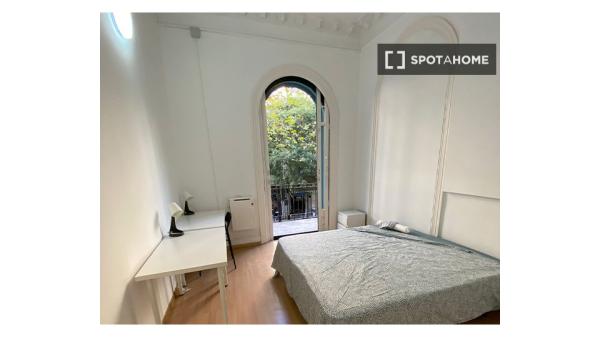 Habitación en piso compartido en barcelona.