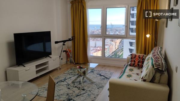 Piso de 1 dormitorio en alquiler en Málaga