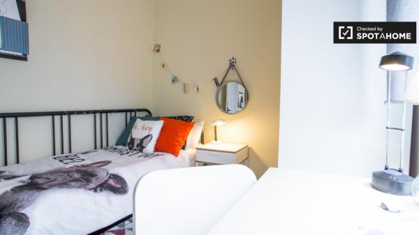 Chambre extérieure dans un appartement de 3 chambres à Getxo, Bilbao