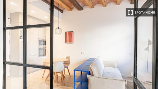 Apartamento amueblado moderno en Carrer del Comte Borell