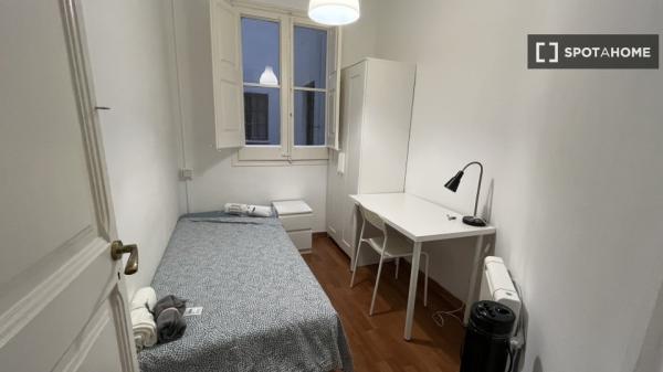 Habitación en piso compartido en barcelona.