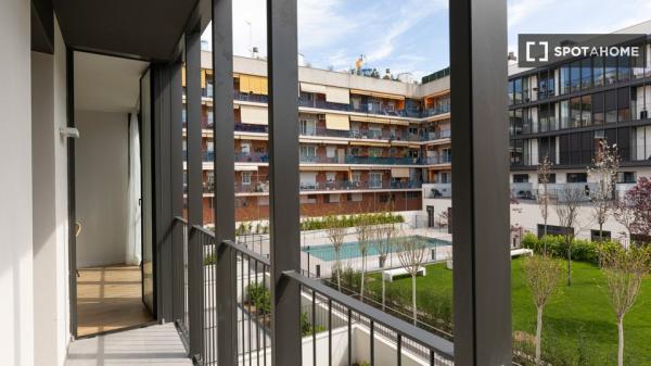 Moderno apartamento amueblado y equipado a un paso del metro en Poblenou