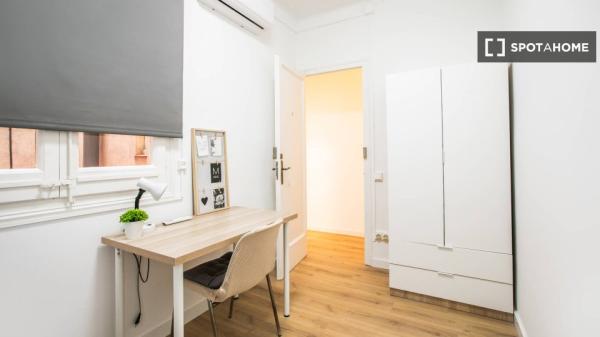 Habitación en piso compartido en barcelona.